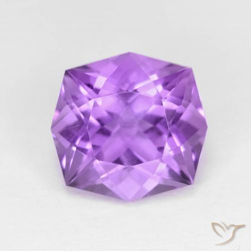 4.73ct Natural Medium Purplish Violet Amethyst, Fancy, VS