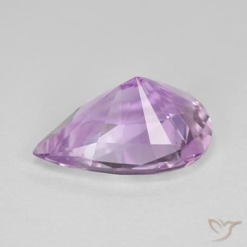 Amethyst Gemstone in 15.5 x 10.9 mm Size for Sale, Amethyst Stone in Pinkish Violet Color