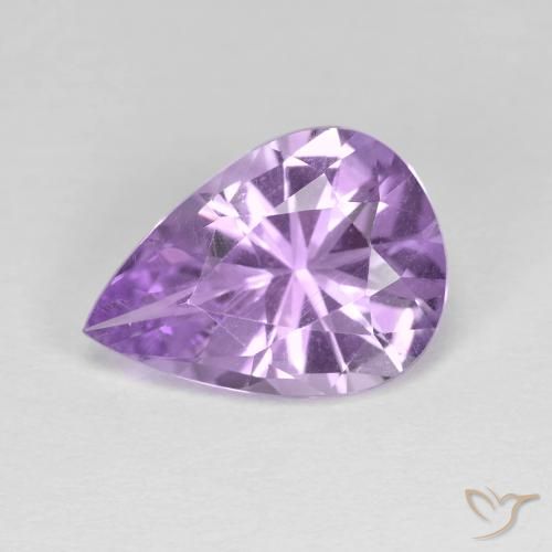 2.80ct Natural Iris Violet Amethyst, Pear Shape, VVS