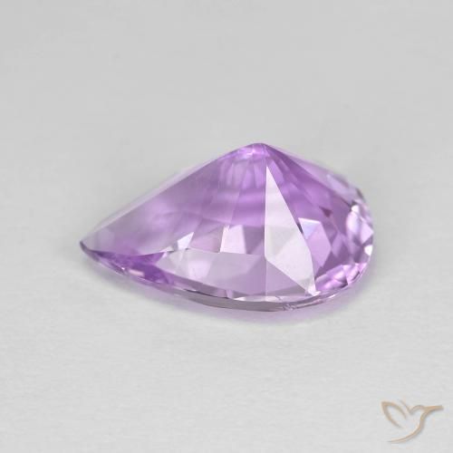 Amethyst Gemstone in 12.2 x 8.9 mm Size for Sale, Amethyst Stone in Medium Violet Color