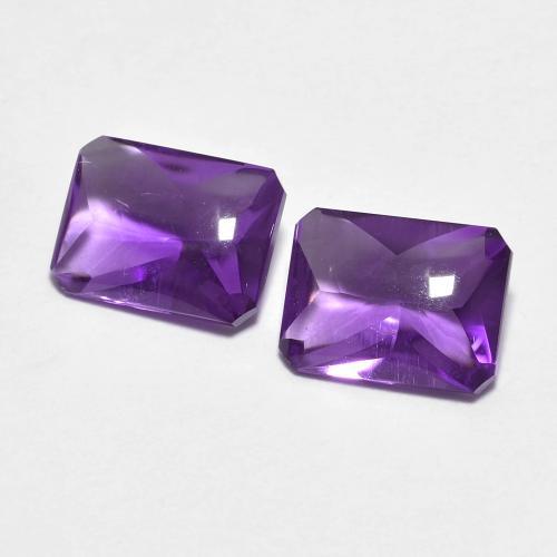 2.62 ct Octagon Buff Top Amethyst, 8 x 5.9 mm From Brazil, Photo A