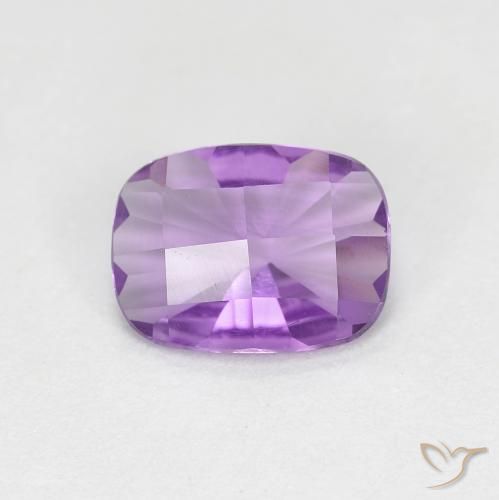 Améthyste Coussin en damier des États-Unis 1,09 ct, dimension 8 x 6mm, pureté vvs, pierre gemme naturelle Non traité, 1 pièce d'améthyste de couleur Pourpre violacé moyen, dureté Mohs de 7 convient aux bijoux de tous les jours, pierre de sagesse, Mercredi Gemme, Photo A