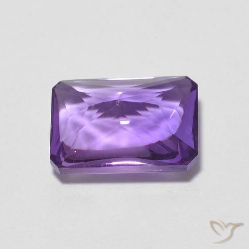 Amethyst Gemstone in 8 x 6 mm (calibrated) Size for Sale, Amethyst Stone in Medium Violet Color