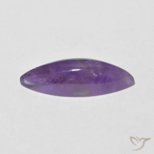 Amethyst Gemstone in 15 x 4.6 mm Size for Sale, Amethyst Stone in Medium Violet Color