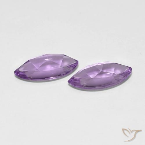 Amethyst Gemstones in 12 x 6 mm (calibrated) Size for Sale, Amethyst Stones in Vivid Violet Color