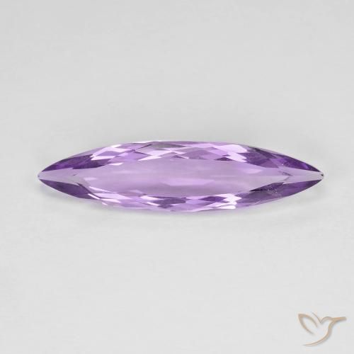 2.09 ct Violet Amethyst Stone, Natural Amethyst in Marquise Facet Shape for Sale