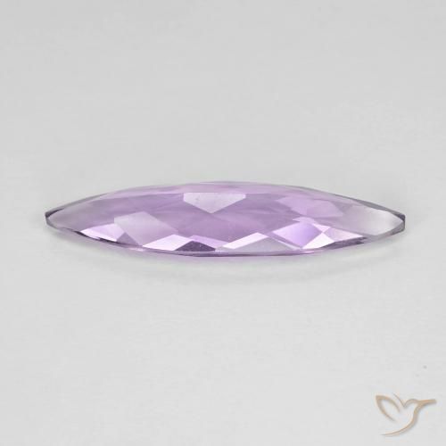 Amethyst Gemstone in 20.3 x 5.1 mm Size for Sale, Amethyst Stone in Medium Purplish Violet Color