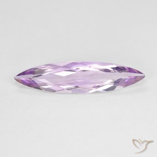 2.01 ct Violet Amethyst Stone, Natural Amethyst in Marquise Facet Shape for Sale