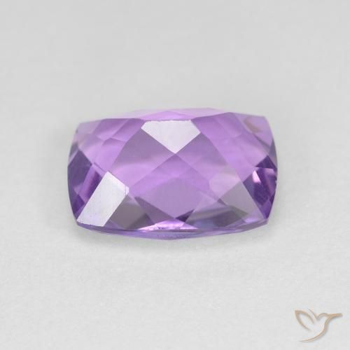Amethyst Gemstone in 9.2 x 7.3 mm Size for Sale, Amethyst Stone in Iris Violet Color