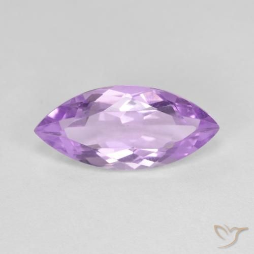 2.71 ct Violet Amethyst Stone, Natural Amethyst in Marquise Facet Shape for Sale