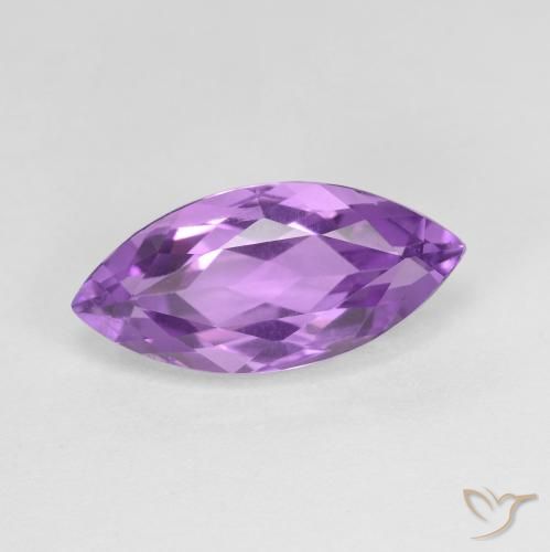 3.20ct Natural Deep Purplish Violet Amethyst, Marquise, VVS-VS