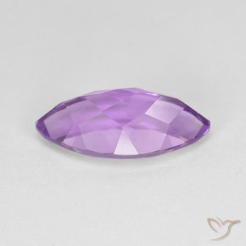Amethyst Gemstone in 15 x 7 mm Size for Sale, Amethyst Stone in Deep Purplish Violet Color