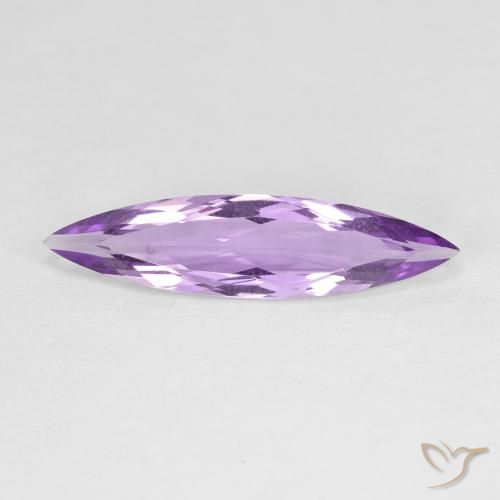 Améthyste Violet marquise facet 1,94 ct du Brésil, dimension 20,1 x 5,1mm, pierre gemme naturelle Non traité, pureté vvs-vs, 1 pièce Améthyste de couleur Violet moyen, dureté Mohs de 7 convient aux bijoux de tous les jours, pierre de sagesse, Symbolise l'apaisement et l'apaisement, Photo A