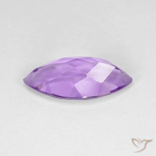 Amethyst Gemstone in 14.9 x 7 mm Size for Sale, Amethyst Stone in Purplish Violet Color