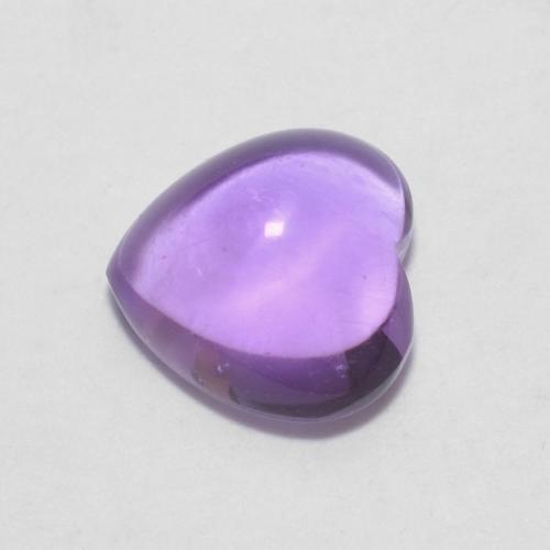 0.72ct Natural Deep Violet Amethyst, Heart, Transparent