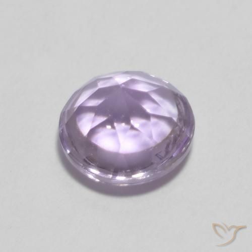Amethyst Gemstone in 6 mm (calibrated) Size for Sale, Amethyst Stone in Light Violet Color