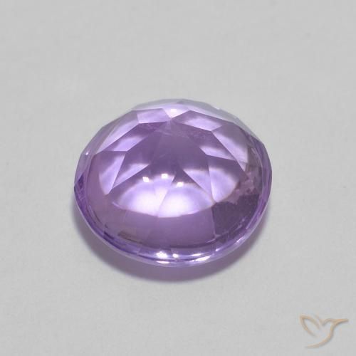 Amethyst Gemstone in 7 mm (calibrated) Size for Sale, Amethyst Stone in Medium Violet Color