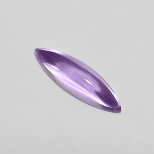 Améthyste Violet Iris Marquise 1,68 ct du Brésil, Dimension 14,8 x 4,4mm, Pierre gemme naturelle Non traité, pureté Transparent, 1 pièce d'améthyste marquise cabochon, dureté de Mohs de 7 convient aux bijoux de tous les jours, pierre de sagesse, Pierre du zodiaque Poissons, Photo A