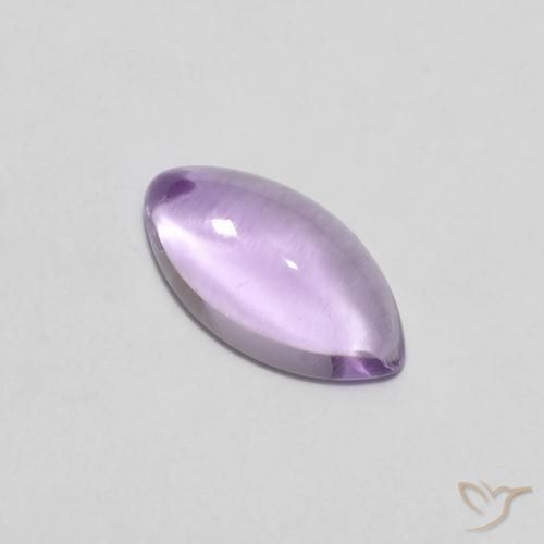 1.06 ct Violet Amethyst Stone, Natural Amethyst in Marquise Cabochon Shape for Sale