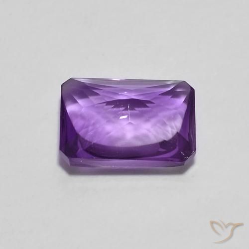 Amethyst Gemstone in 8 x 6 mm (calibrated) Size for Sale, Amethyst Stone in Deep Violet Color
