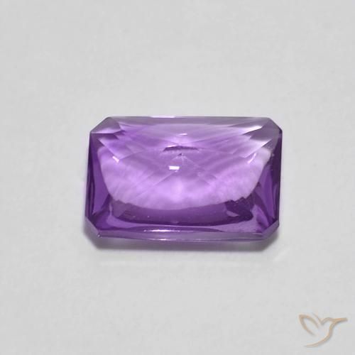 Amethyst Gemstone in 8 x 6 mm (calibrated) Size for Sale, Amethyst Stone in Deep Violet Color