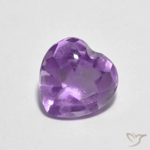 2.02ct Natural Iris Violet Amethyst, Heart, Transparent