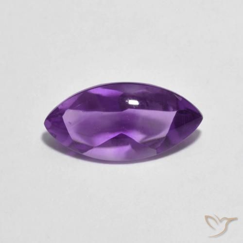 1.95ct Natural Medium Light Purplish-Violet Amethyst, Marquise, Transparent