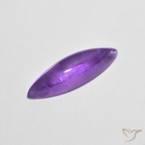 1.79ct Natural Deep Violet Amethyst, Marquise, Transparent