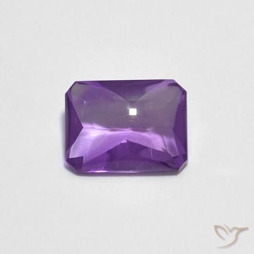 Amethyst pear faceted 8mm x 6mm natural loose stones medium purple colour 