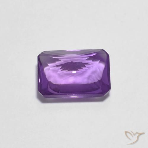 Amethyst Gemstone in 8 x 6 mm (calibrated) Size for Sale, Amethyst Stone in Purplish Violet Color