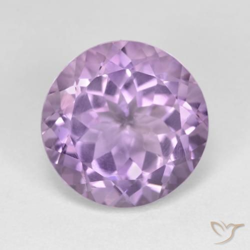 7.22ct Natural Medium Violet Amethyst, Round, VVS-VS