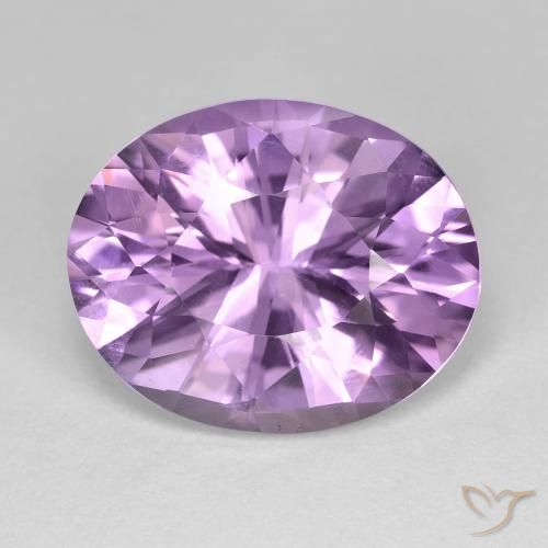 9.71 ct Oval Diamond Cut Amethyst, 16.7 x 13.5 mm From Brazil, Photo A