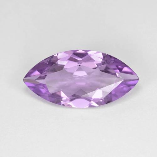 3.38ct Marquise Facet Violet Amethyst from Brazil, Dimension 16.1 x 8.1mm, VVS Clarity, Natural untreated gemstone, 1pc Amethyst in Iris Violet Color, Mohs Hardness of 7 suitable for daily wear jewelry, Wednesday Gemstone, Photo A