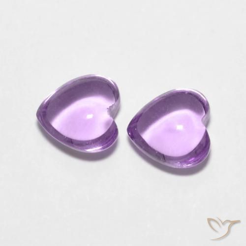 Amethyst Gemstones in 6 x 6 mm (calibrated) Size for Sale, Amethyst Stones in Pinkish Violet Color