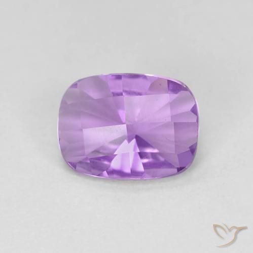 1.10ct Natural Pinkish Violet Amethyst, Cushion, VVS