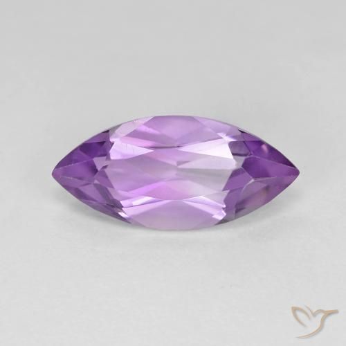 3.01ct Natural Medium Pinkish Violet Amethyst, Marquise, VVS