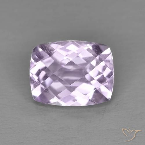 2.02ct Natural Light Pinkish Violet Amethyst, Cushion, VVS