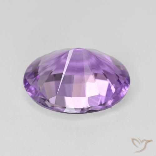Amethyst Gemstone in 14 x 11.3 mm Size for Sale, Amethyst Stone in Pinkish Violet Color