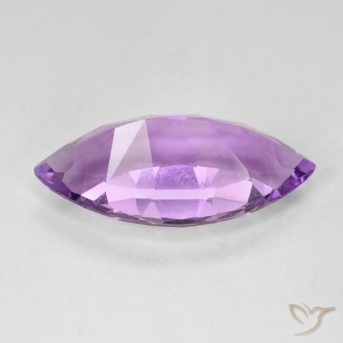 Amethyst Gemstone in 21 x 11.1 mm Size for Sale, Amethyst Stone in Purplish Violet Color