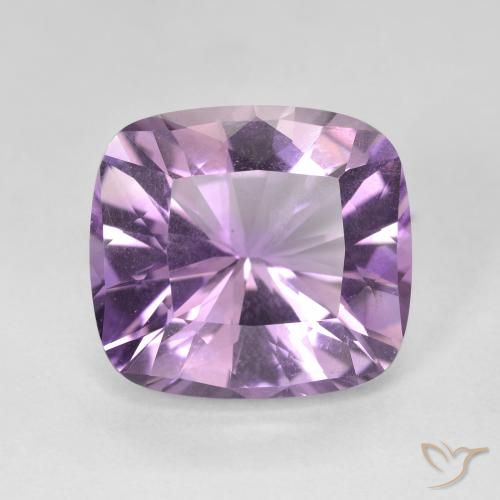 8.76ct Natural Purplish Violet Amethyst, Cushion, VVS