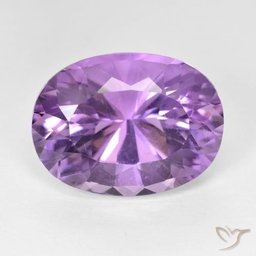 11.53ct Natural Medium Violet Amethyst, Oval, VVS