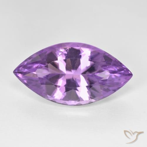 11.1 ct Marquise Cut Amethyst, 22.9 x 12.2 mm From Brazil, Photo A
