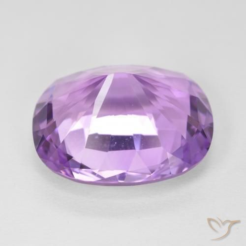 Amethyst Gemstone in 16.1 x 13.8 mm Size for Sale, Amethyst Stone in Medium Violet Color
