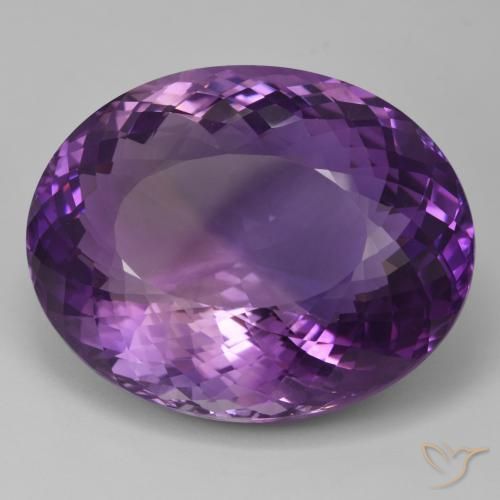 93.86ct Natural Medium Pink Violet Amethyst, Oval, IF