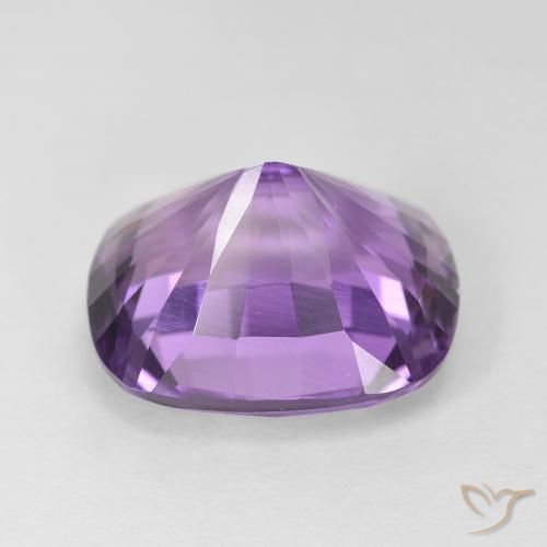 Amethyst Gemstone in 14 x 12 mm (calibrated) Size for Sale, Amethyst Stone in Light-Medium Violet Color