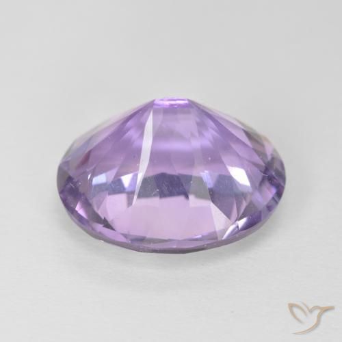 Amethyst Gemstone in 12.4 x 10.7 mm Size for Sale, Amethyst Stone in Light Violet Color