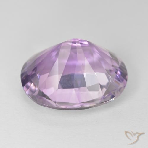 Amethyst Gemstone in 15.4 x 12.7 mm Size for Sale, Amethyst Stone in Medium Light Purplish-Violet Color