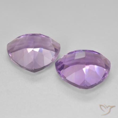 Amethyst Gemstones in 10 x 10 mm (calibrated) Size for Sale, Amethyst Stones in Medium Violet Color