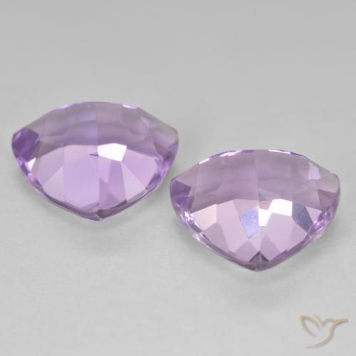 Amethyst Gemstones in 10 x 10 mm (calibrated) Size for Sale, Amethyst Stones in Eggplant Violet Color