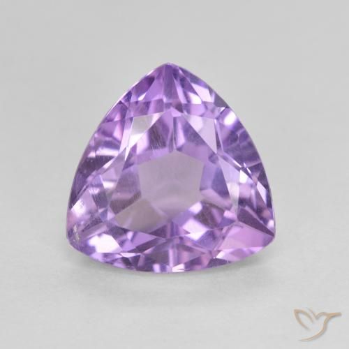 2.88ct Natural Pinkish Violet Amethyst, Trillion, VS
